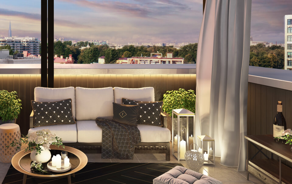 Квартиры с террасами