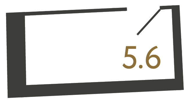 Коммерческое помещение №16 в ЖК Цвет Зеленогорска - 5.6 м²