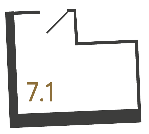 Коммерческое помещение №58 в ЖК Цвет Зеленогорска - 7.1 м²