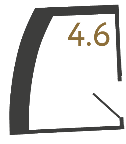 Коммерческое помещение №17 в ЖК Цвет Зеленогорска - 4.6 м²