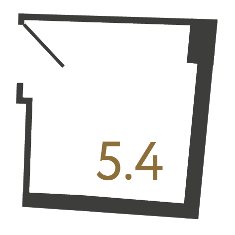 Коммерческое помещение №87 в ЖК Цвет Зеленогорска - 5.4 м²