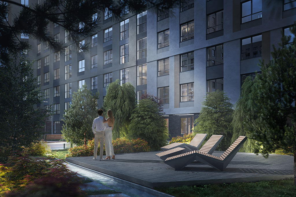 Двор дома «Куинджи» от RBI