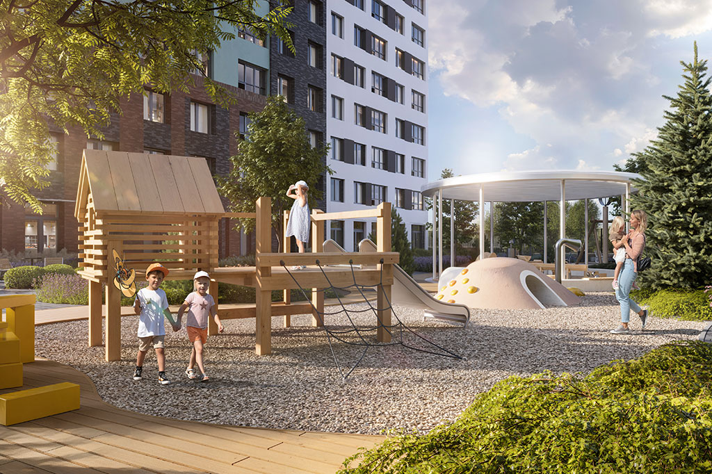 Детская площадка ЖК Ultra City 3.0 от RBI