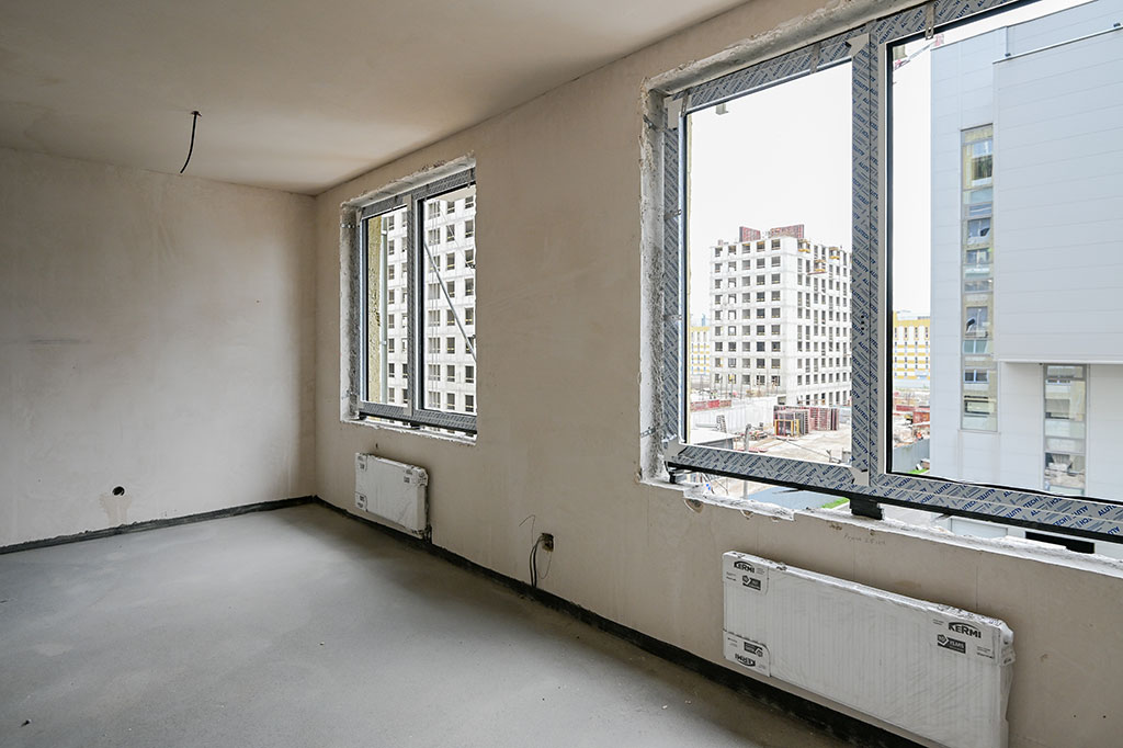 Окна дома «Струны» на улице Шостаковича