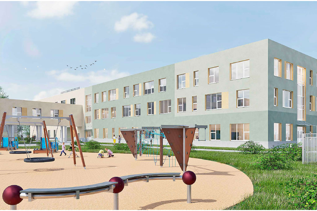 Проект двора школы в Невском районе от RBI