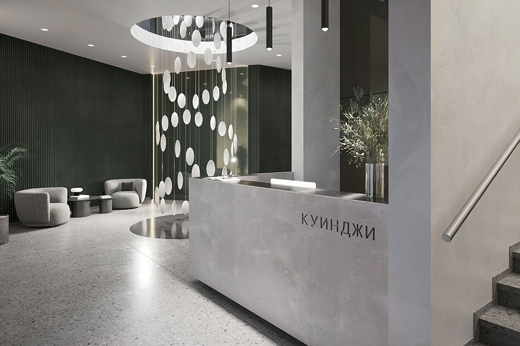 Входная группа в ЖК «Куинджи» от RBI