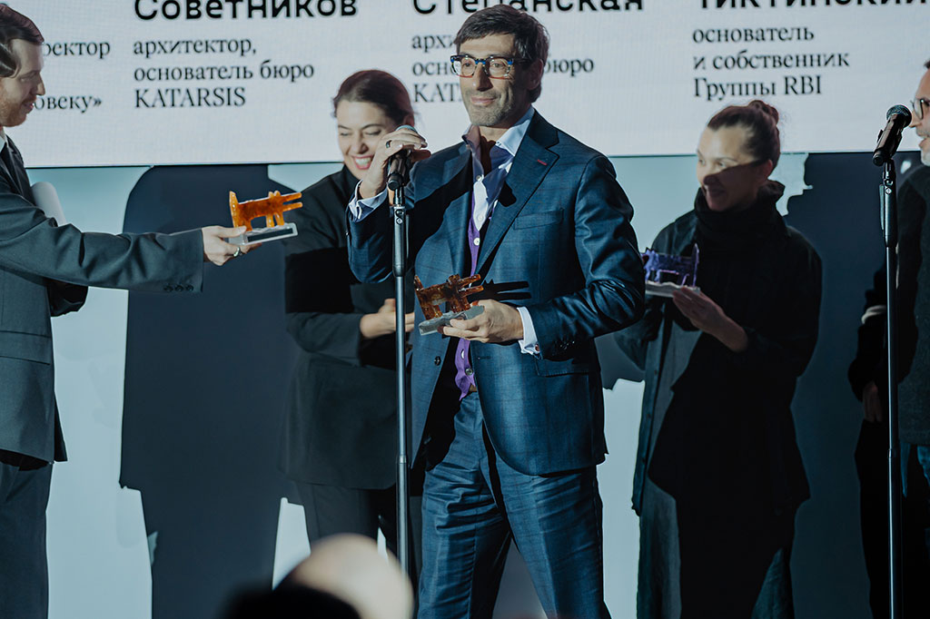 Эдуард Тиктинский на вручении премии «Петербург будущего»