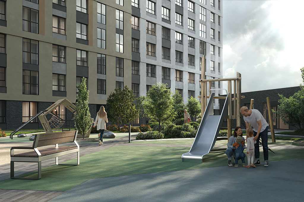 Детская площадка дома «Куинджи» от RBI