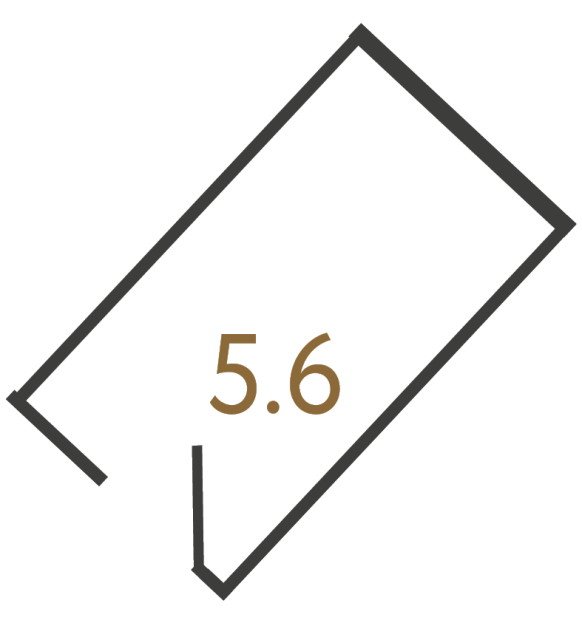 Коммерческое помещение №313 в ЖК Миръ - 5.5 м²